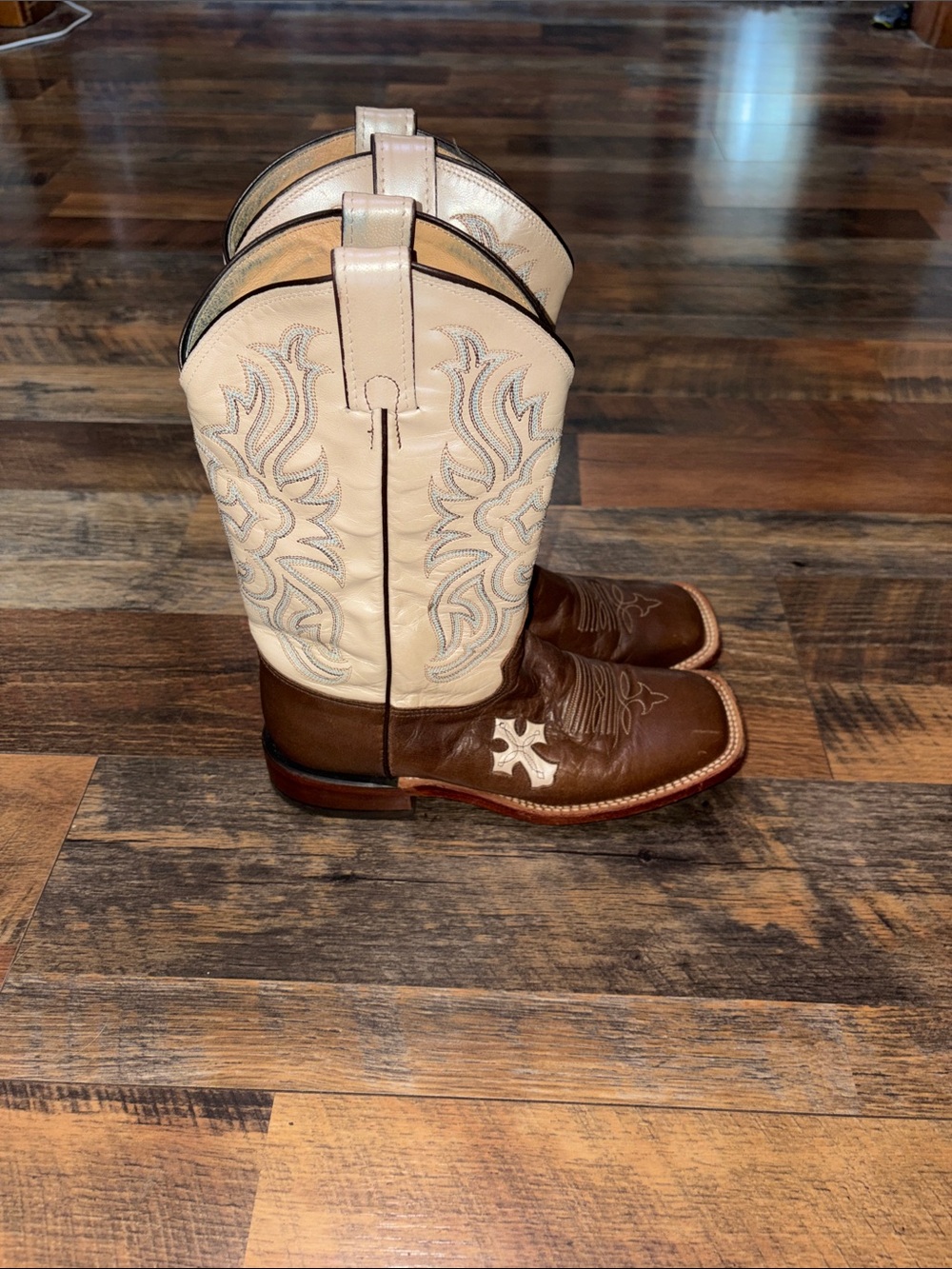 Tony Lama Women's Tuscan Goat leather cowboy boots